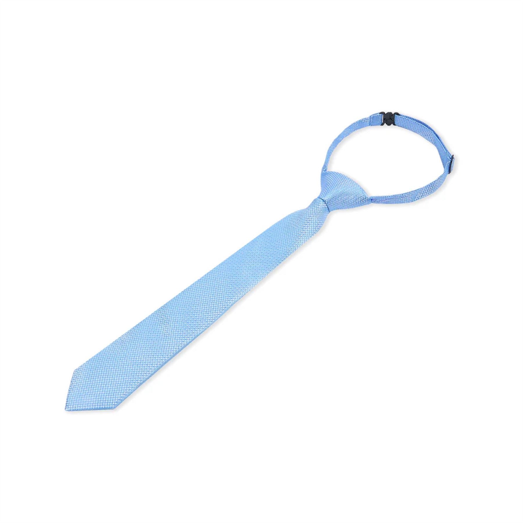 Boys Textured Necktie Satin Silk Tie