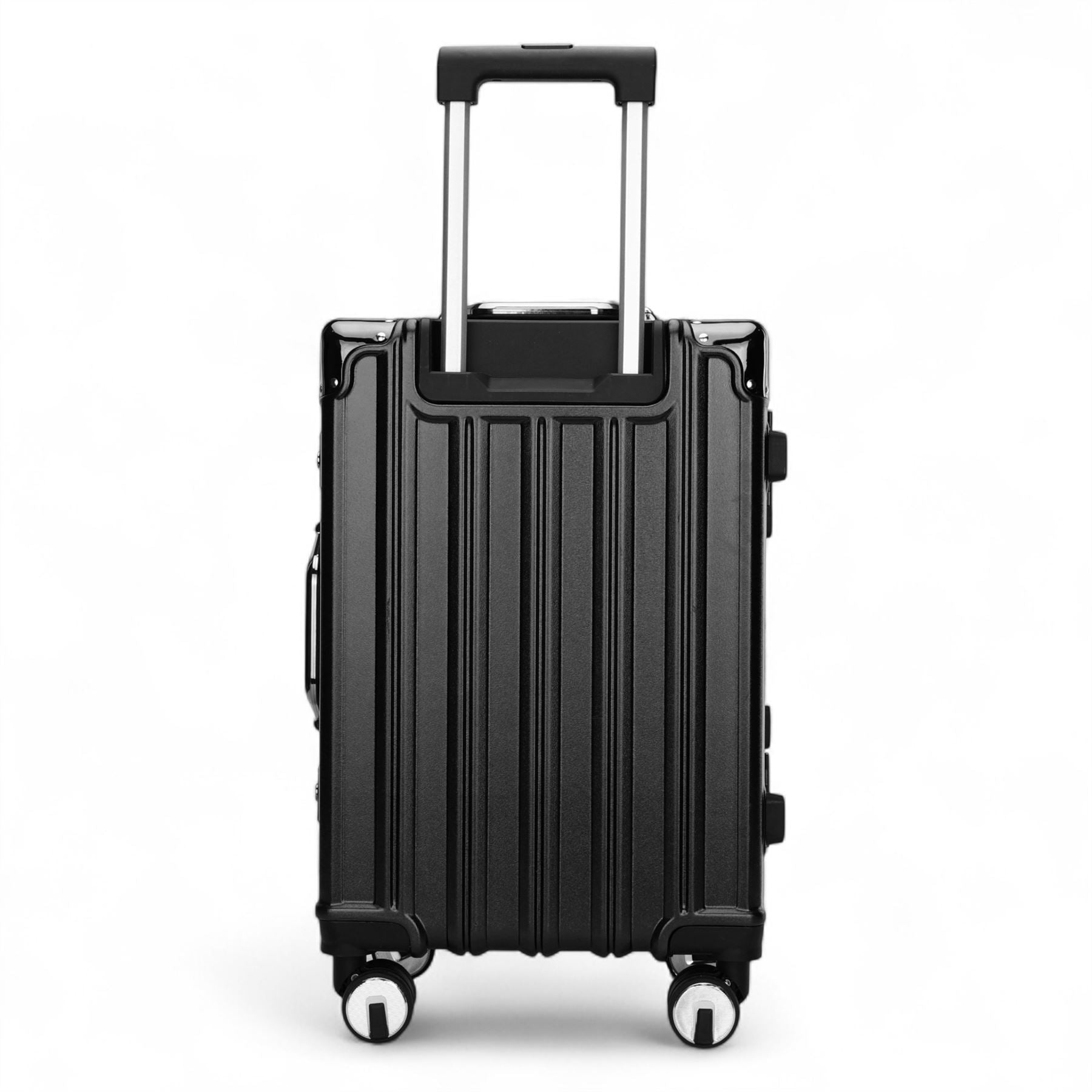 Robust Hard Shell Luggage 8 Wheel Suitcase Set