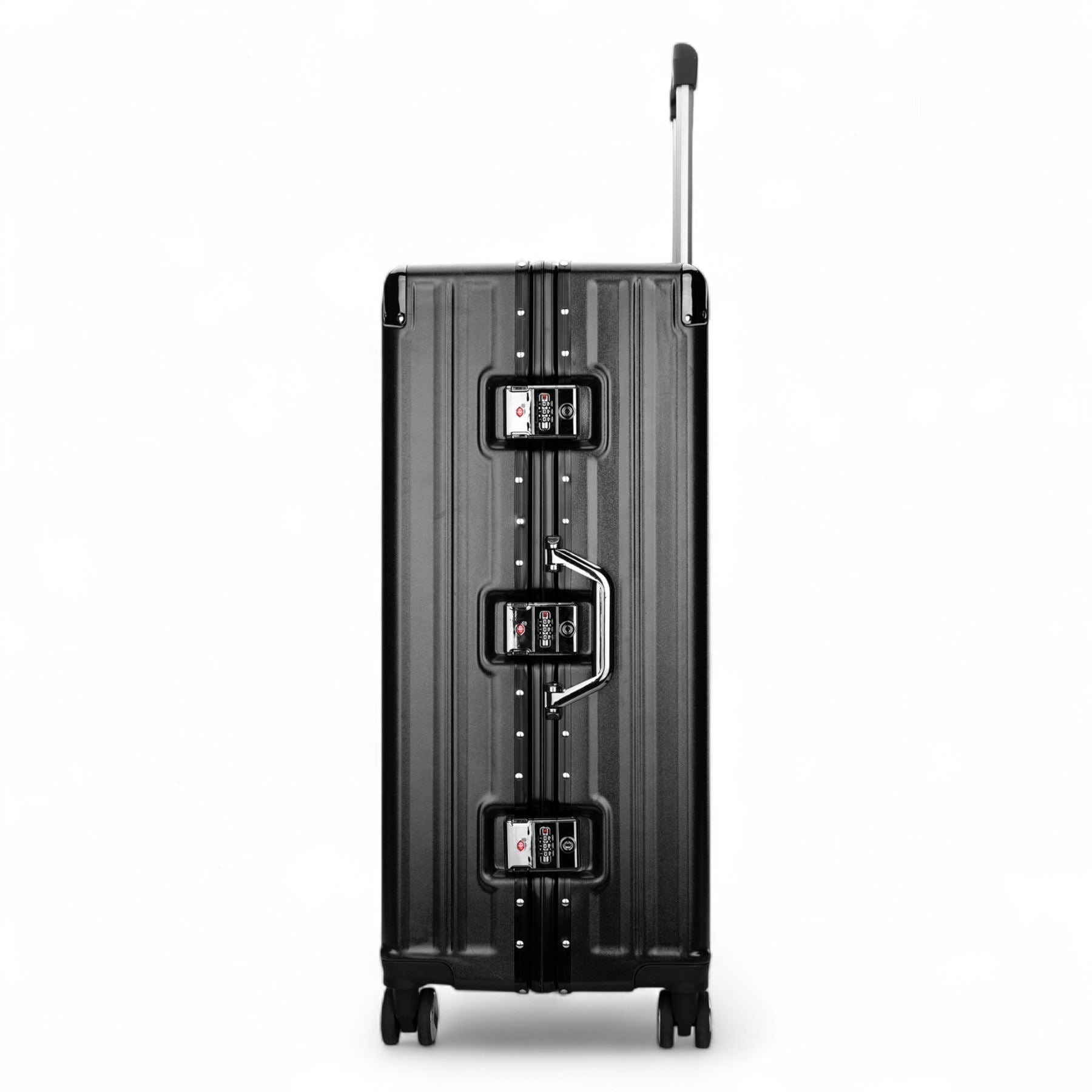 Robust Hard Shell Luggage 8 Wheel Suitcase Set