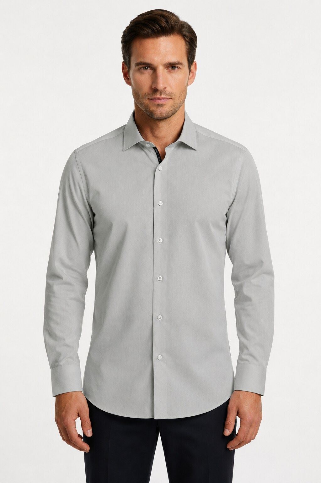Men's Long Sleeve Button-Down Dress Shirt