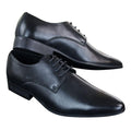 Mens Smart Casual Formal Laced Pointed Leather Shoes Wedding Prom Office Classic - Knighthood Store