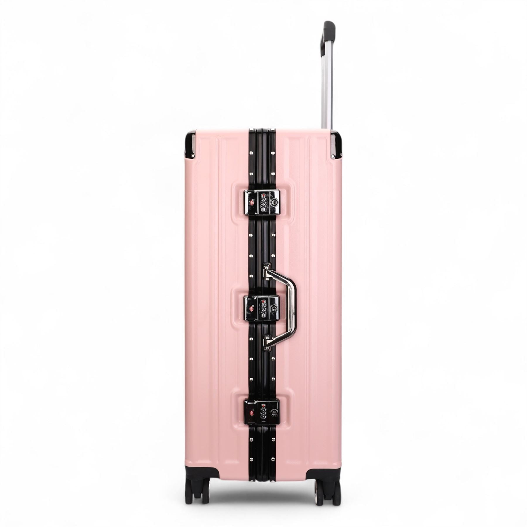 Robust Hard Shell Luggage 8 Wheel Suitcase Set