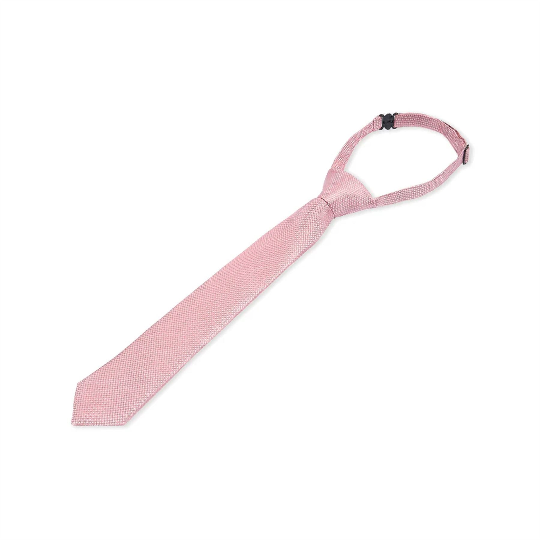 Boys Textured Necktie Satin Silk Tie