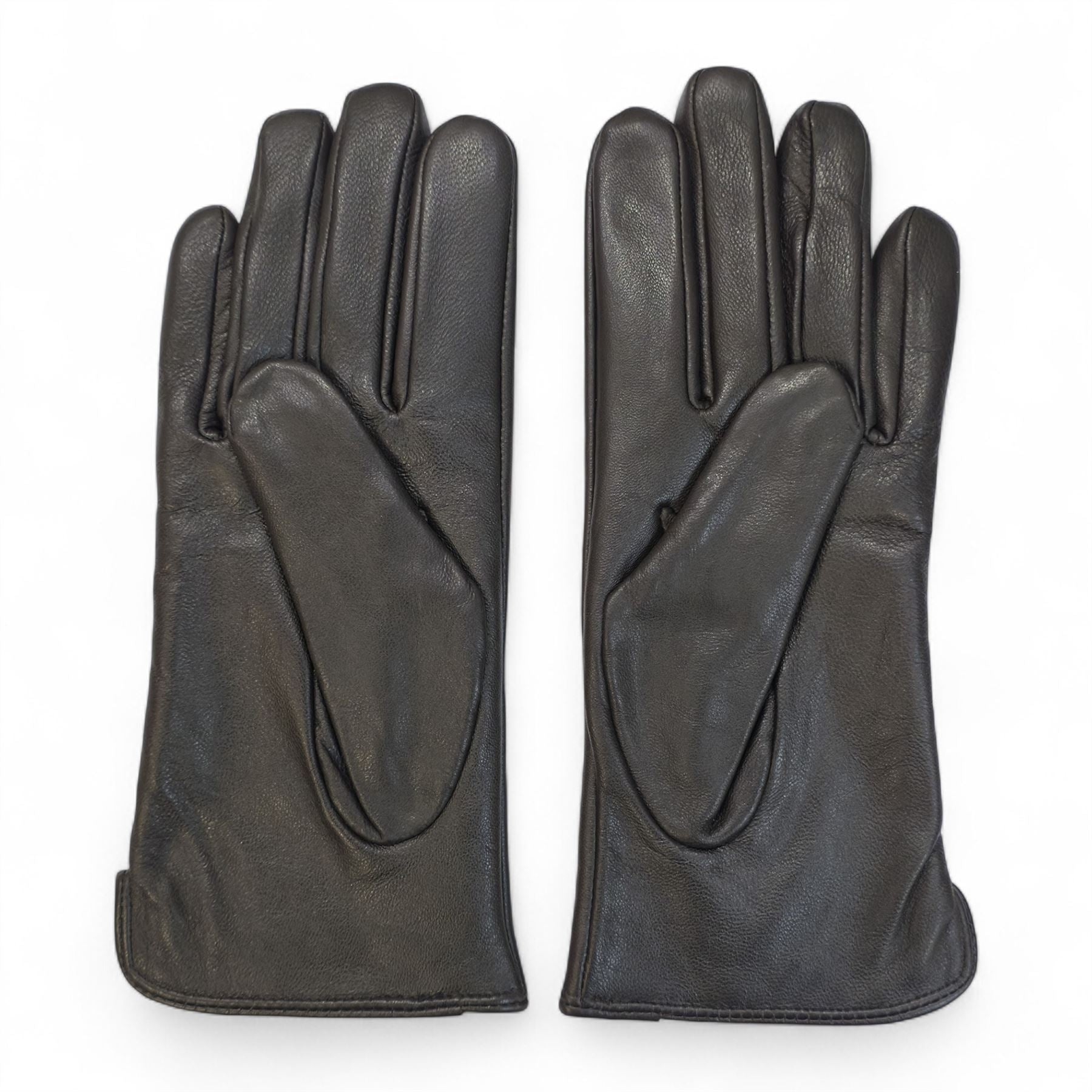Women’s Genuine Leather Wool Lined Touchscreen Gloves