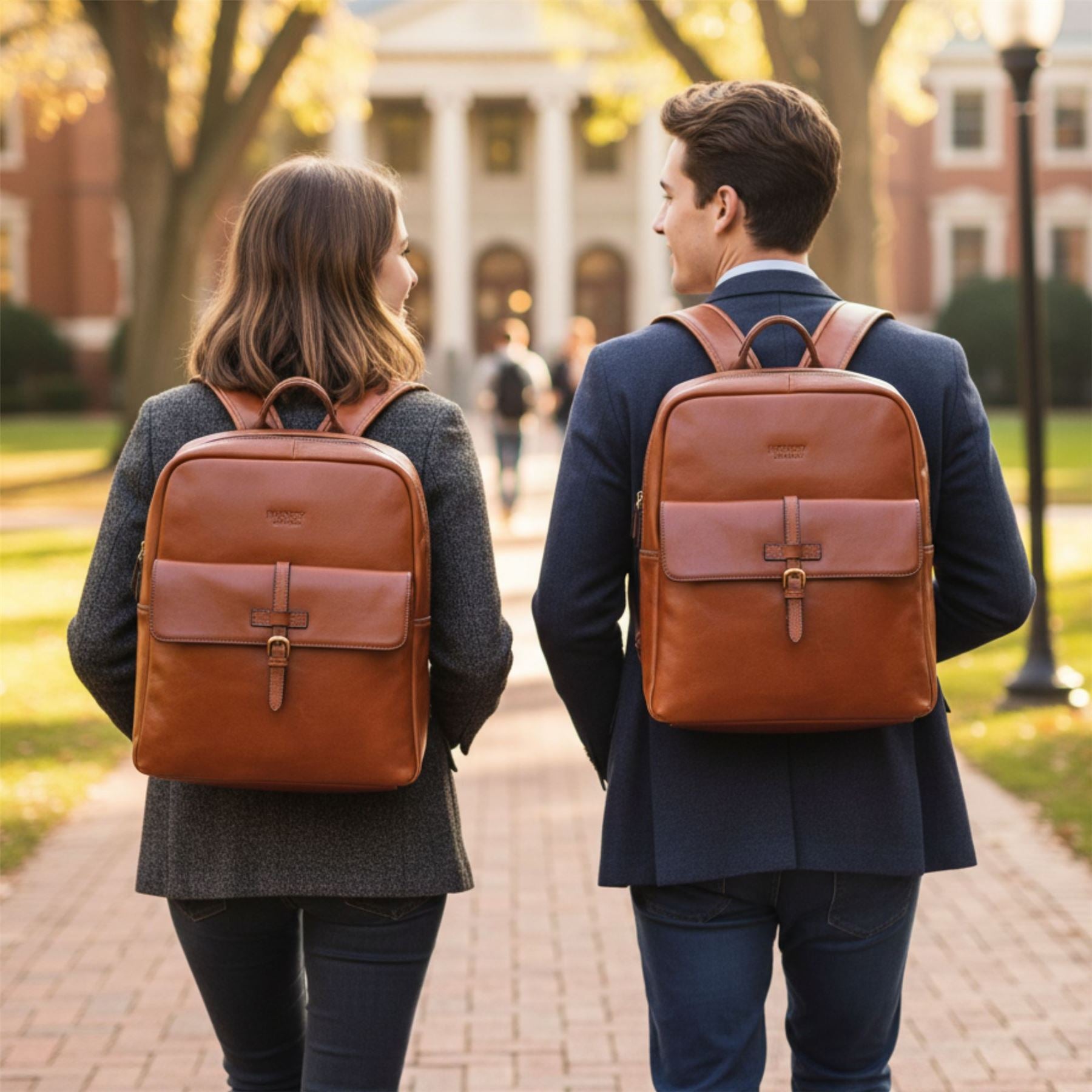 Cove - Genuine Leather Laptop Backpack