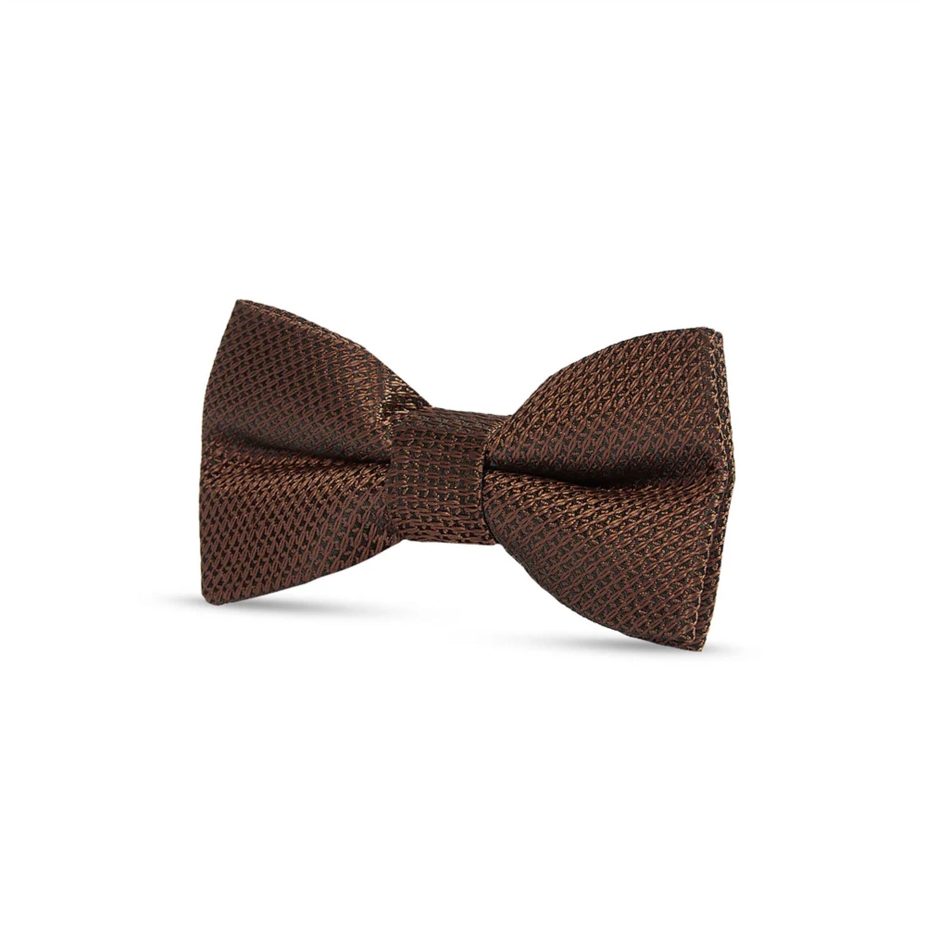 Boys Textured Satin Silk Bow Tie