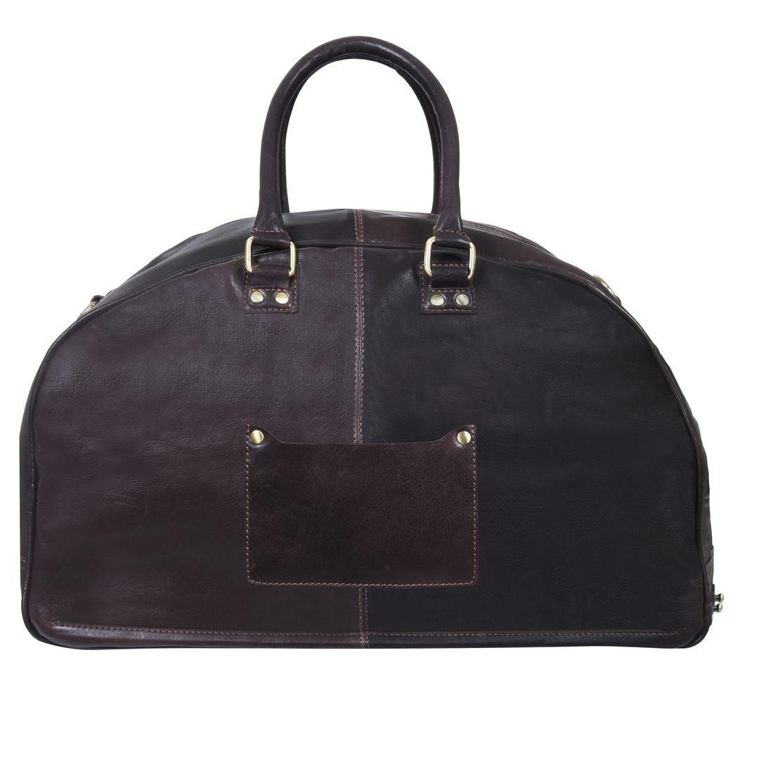 Mens Hand Made Real Leather Overnight Travel Gym Weekend Bag Duffle Carry On - Knighthood Store