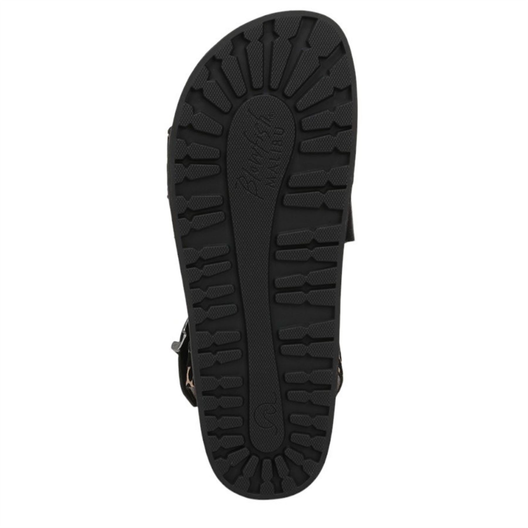 Lance - Women's Leopard Brown Footbed Flat Sandals