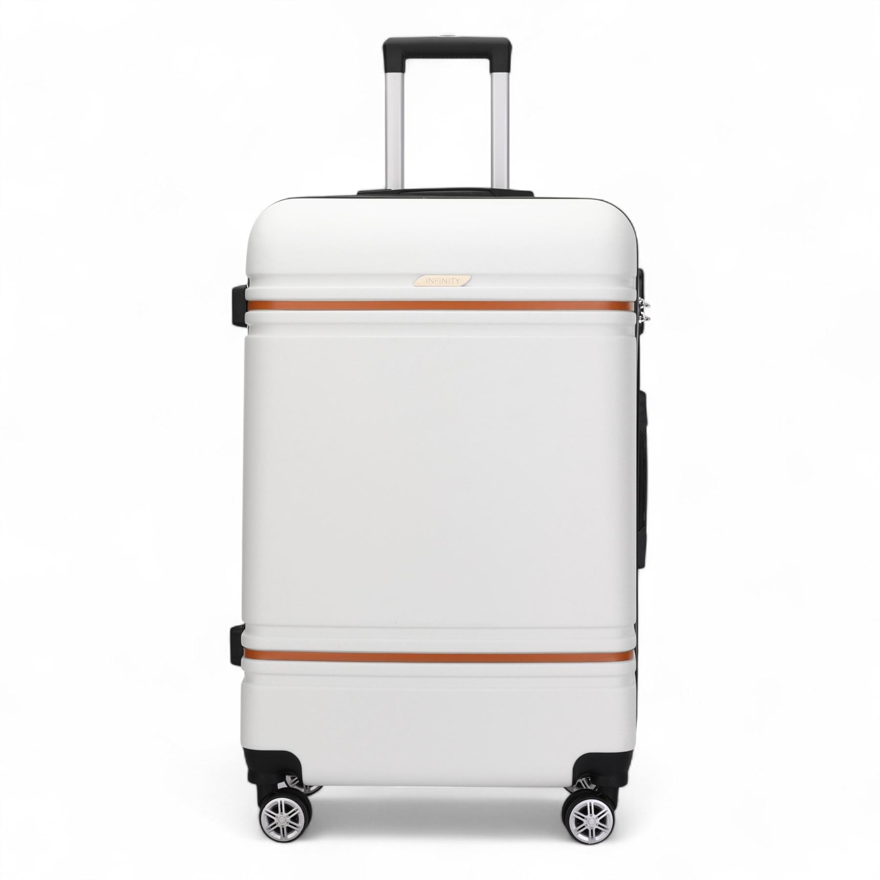 Hard Shell Modern 4-Wheel Luggage Suitcase Set