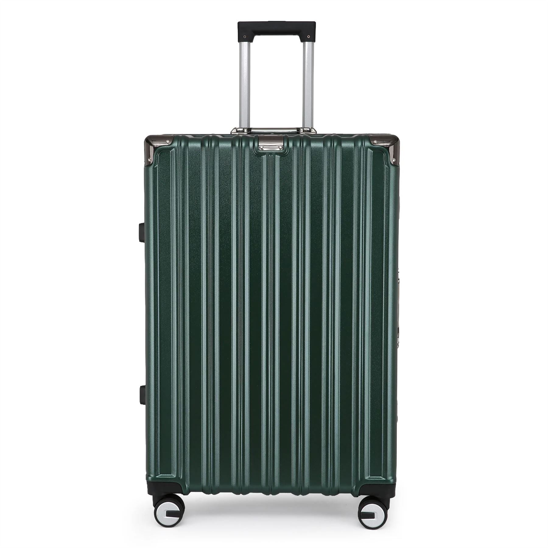 Robust Hard Shell Luggage 8 Wheel Suitcase Set