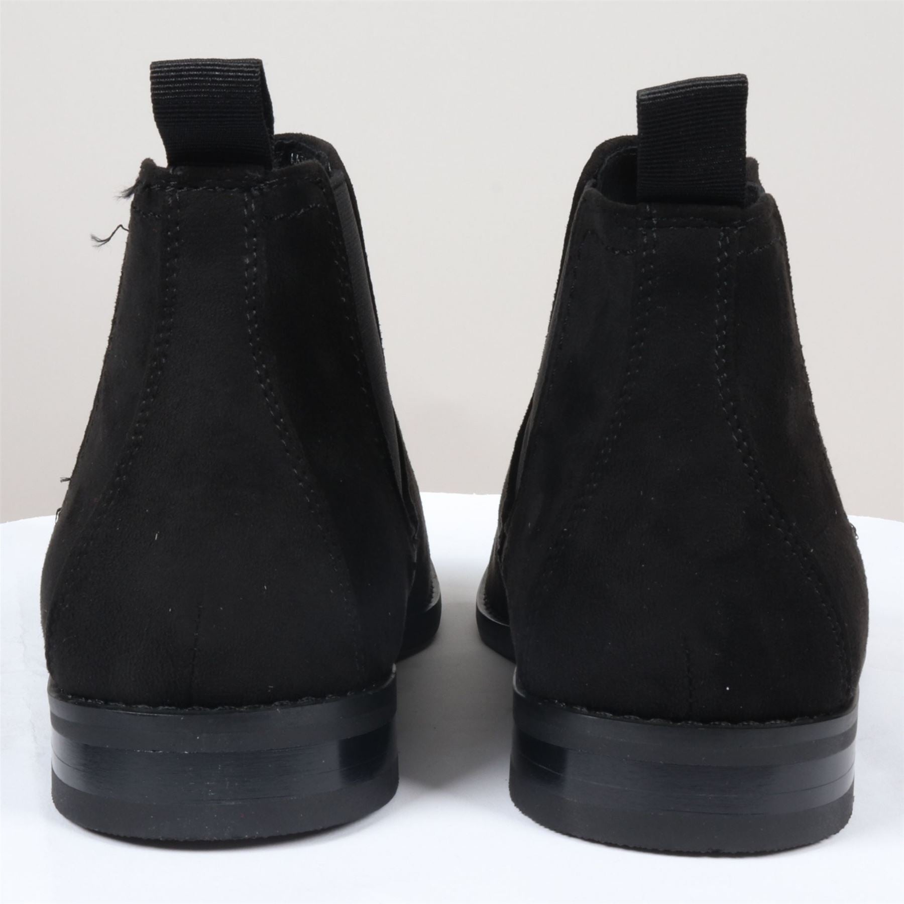 Men's Boots Slip On Suede Leather Lined Chelsea Ankle Shoes