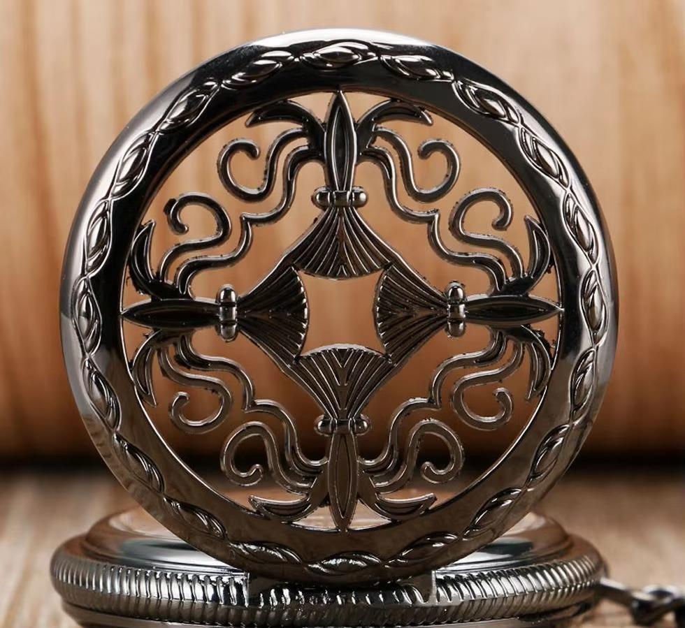 Mechanical Skeleton Antique Brass Vintage Pocket Watch