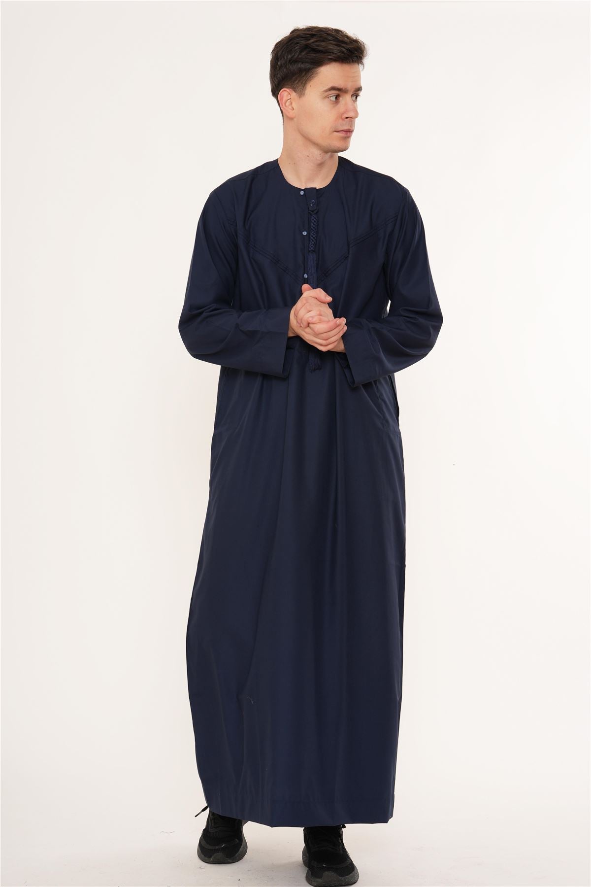 HM11 - Men's Emirati Omani Bobble Button Thobe