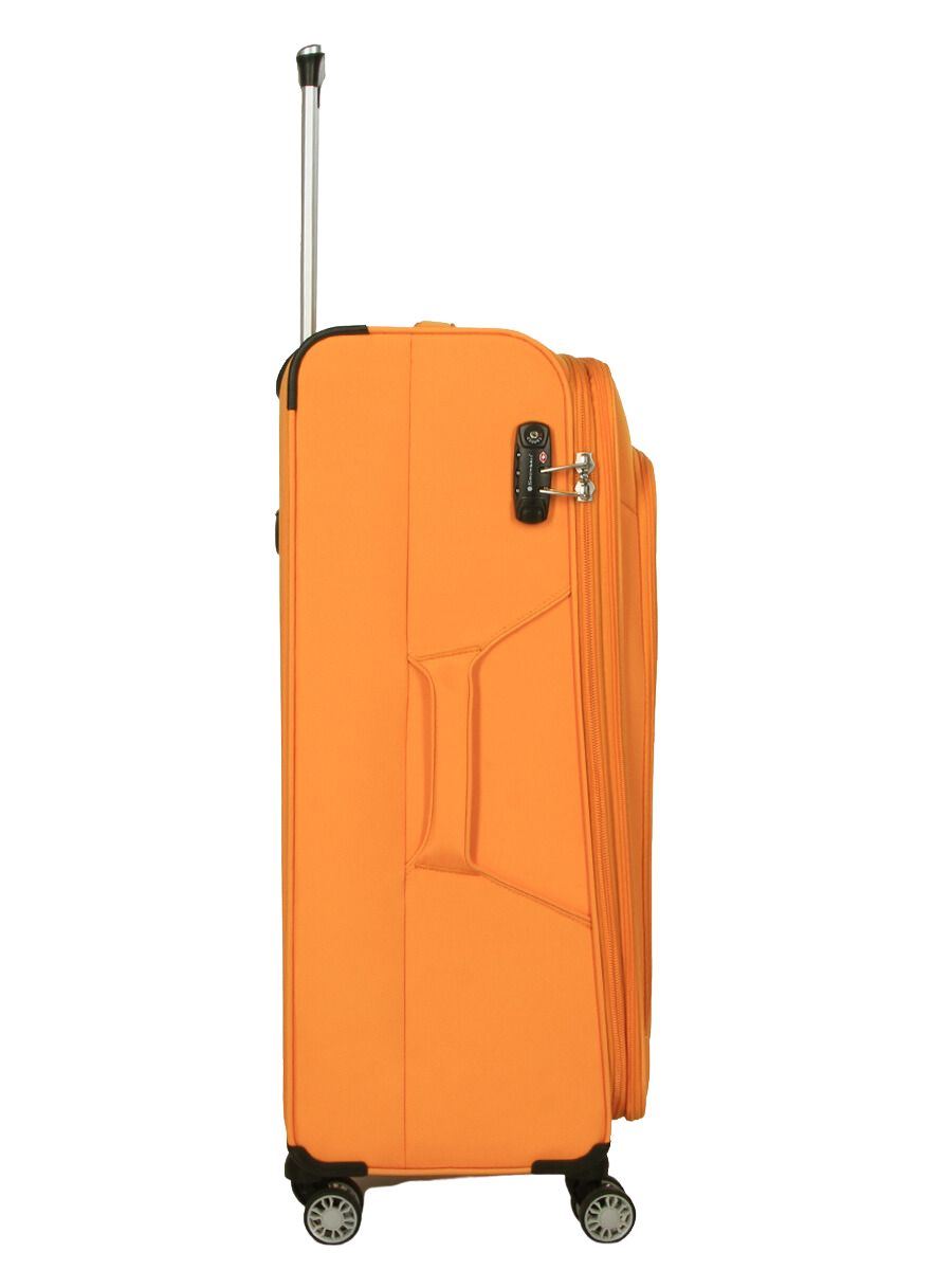 Soft Suitcase Dual 4-Wheel Spinners Expandable Luggage