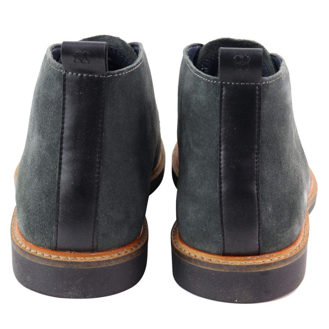 Mens Real Suede Italian Slip On Ankle Boots Smart Casual Desert Chelsea Dealer - Knighthood Store