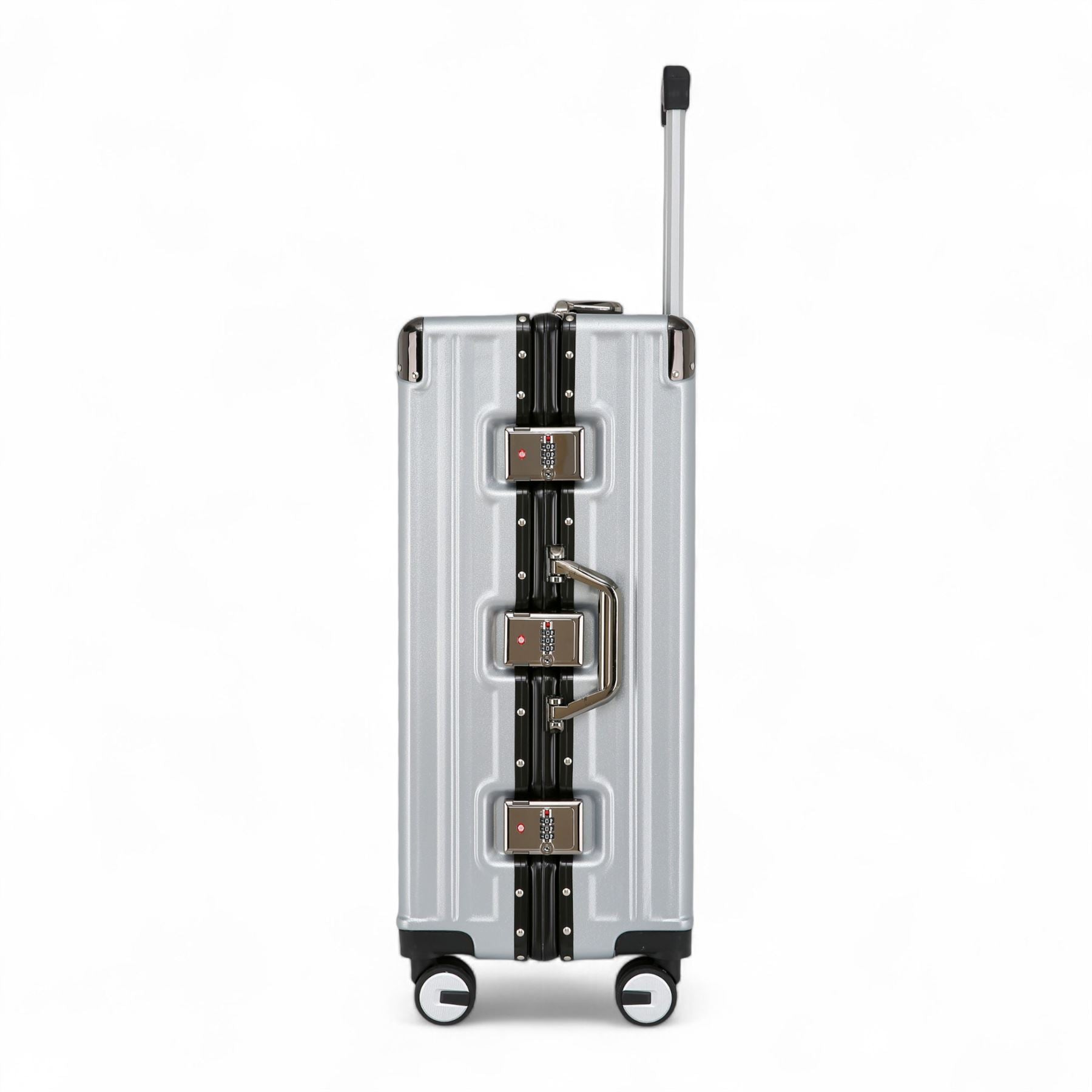 Robust Hard Shell Luggage 8 Wheel Suitcase Set
