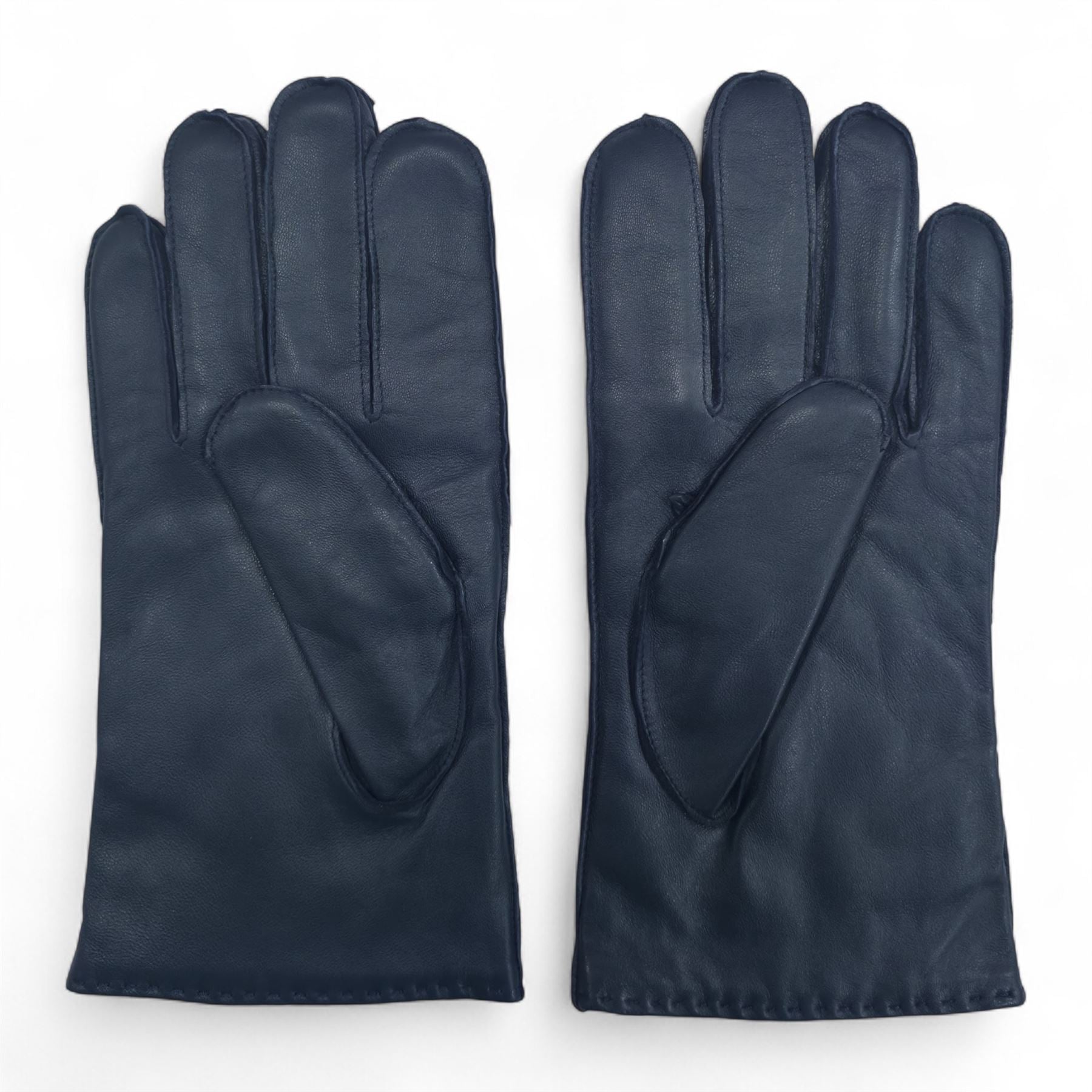 Men's Leather Wool Lined Gloves