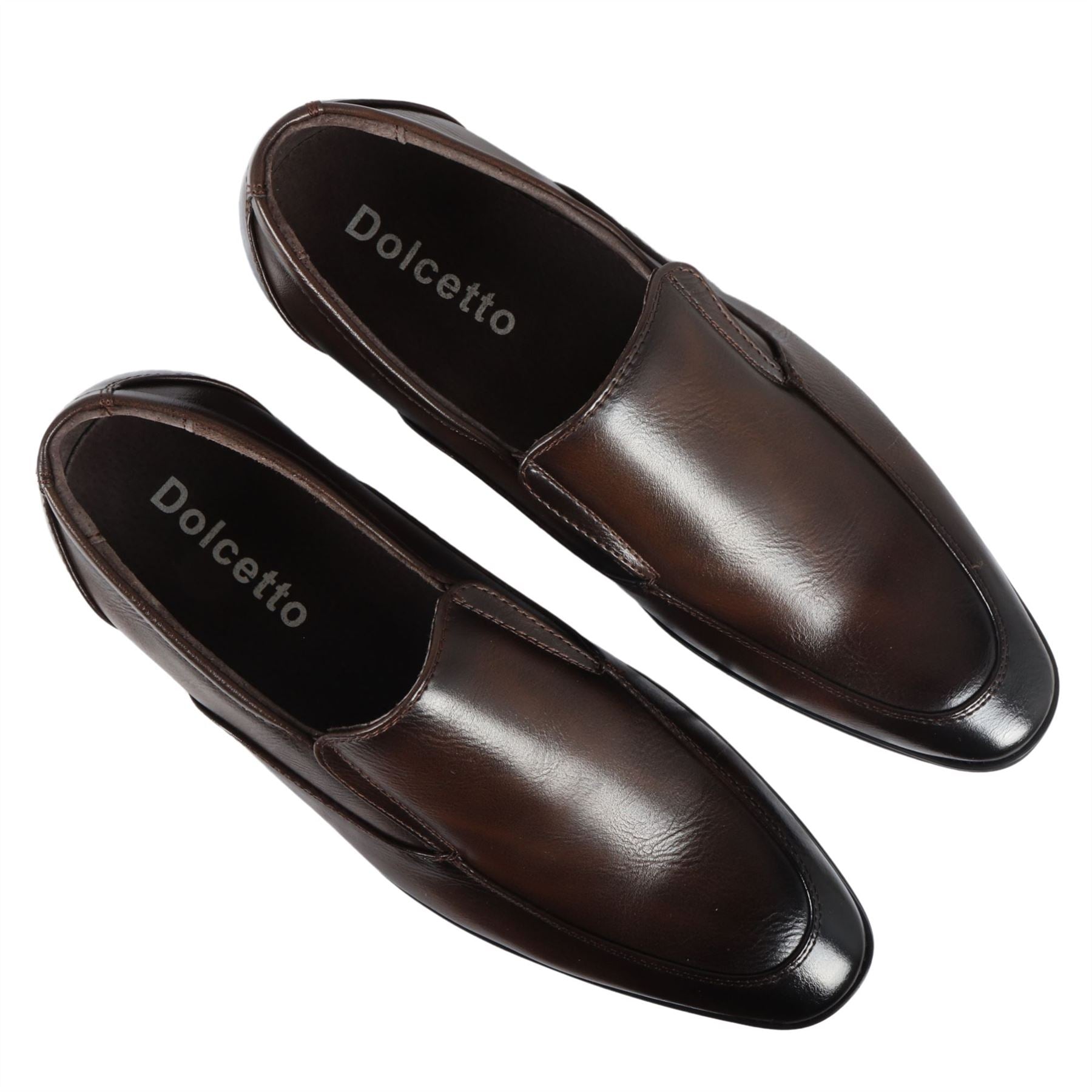 Men's Loafers Shoes Leather Lined Slip-On Formal Shoe