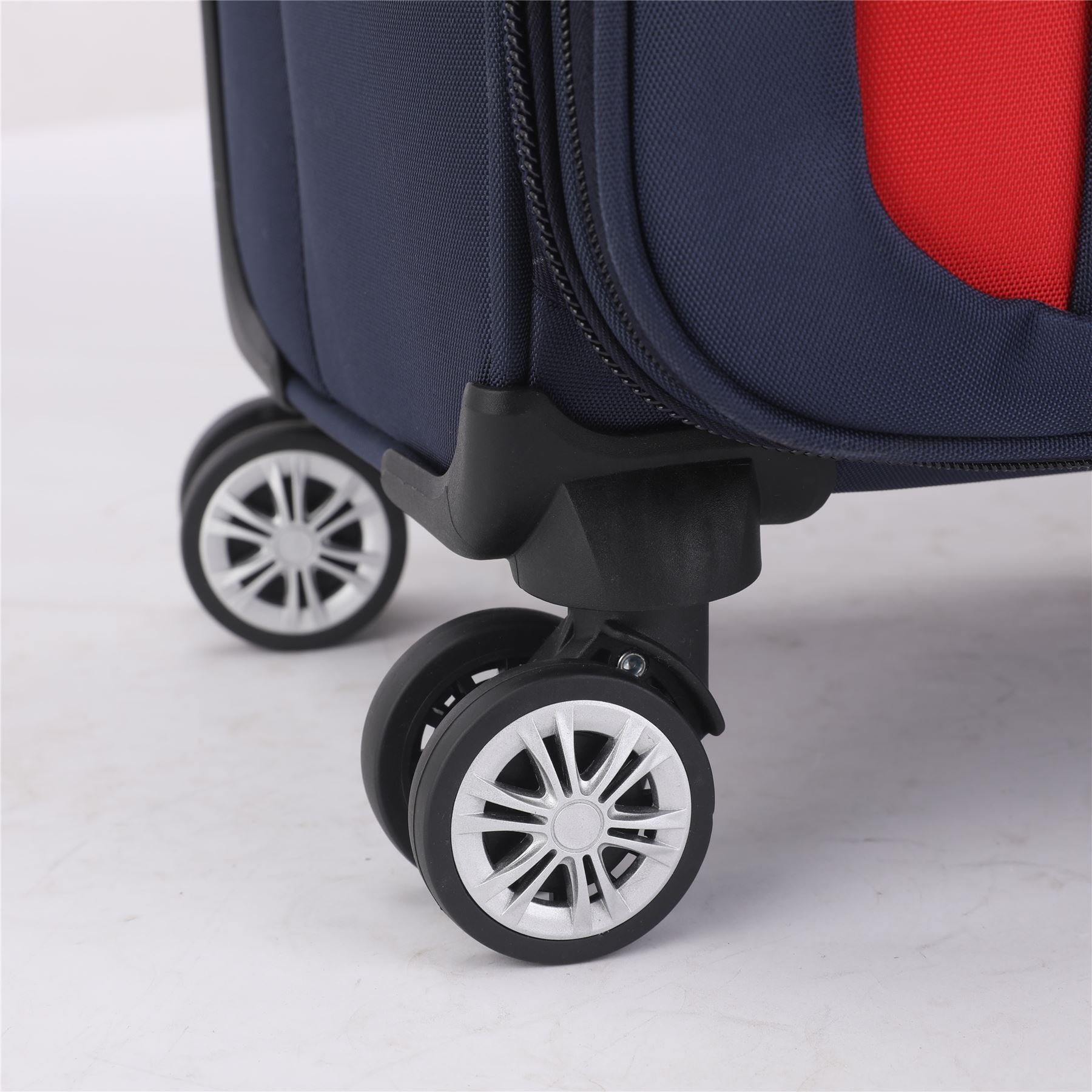 Lightweight Expandable Luggage Softshell 8 Weel Suitcase Set