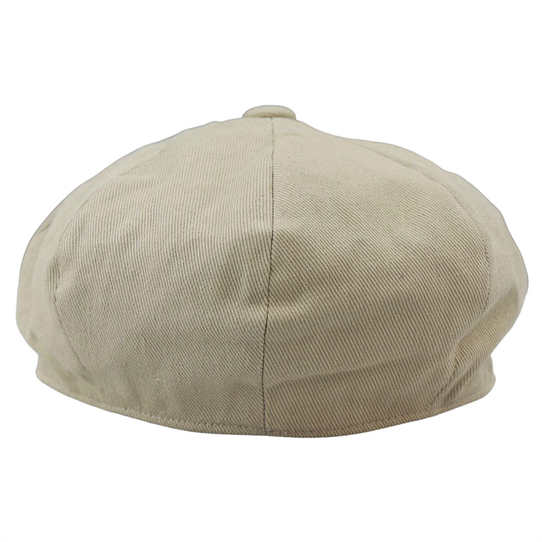 Mens 8 Panel Razor Summer Baker Boy Hat Cotton Blinders Newsboy Flat Cap Shelby - Knighthood Store