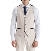 Regent - Men's Cream Check Waistcoat