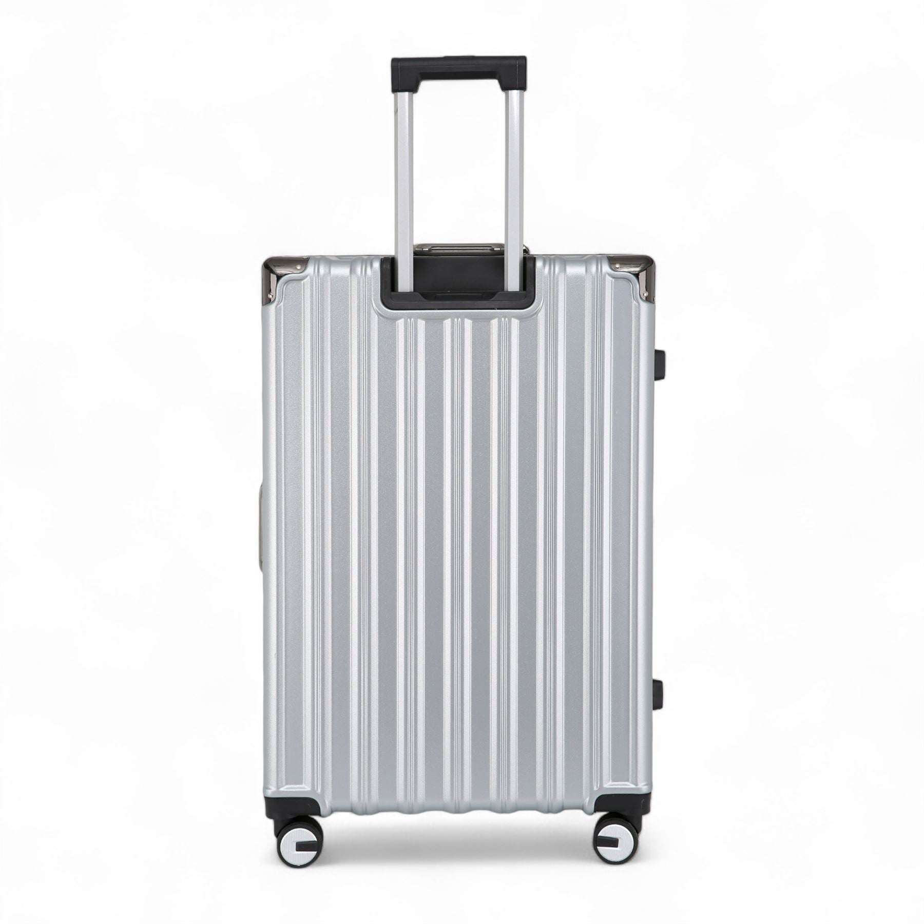 Robust Hard Shell Luggage 8 Wheel Suitcase Set