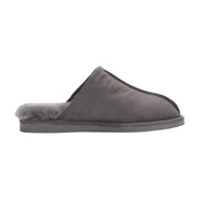 Highland - Men's Genuine Sheepskin Suede Mule Slippers