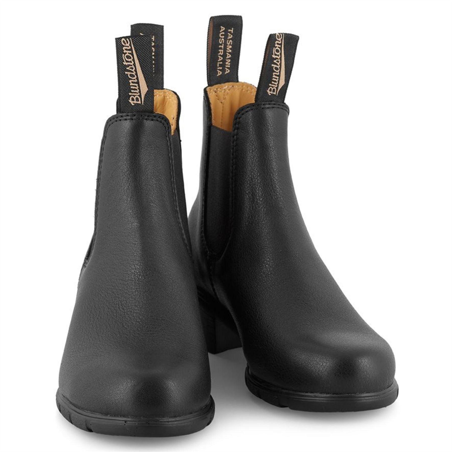 Blundstone 1671 Womens Black Leather Chelsea Boots Elasticated Ankle Classic - Knighthood Store