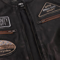 Women's Leather Motorcycle Biker Jacket - Knighthood Store