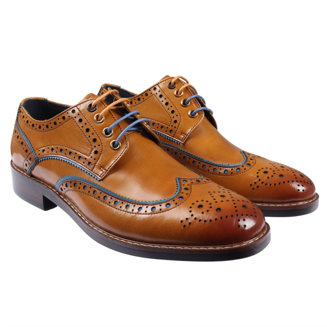 Men's Shoes Leather Brogue Lace Up Formal Dress Shoe - Knighthood Store