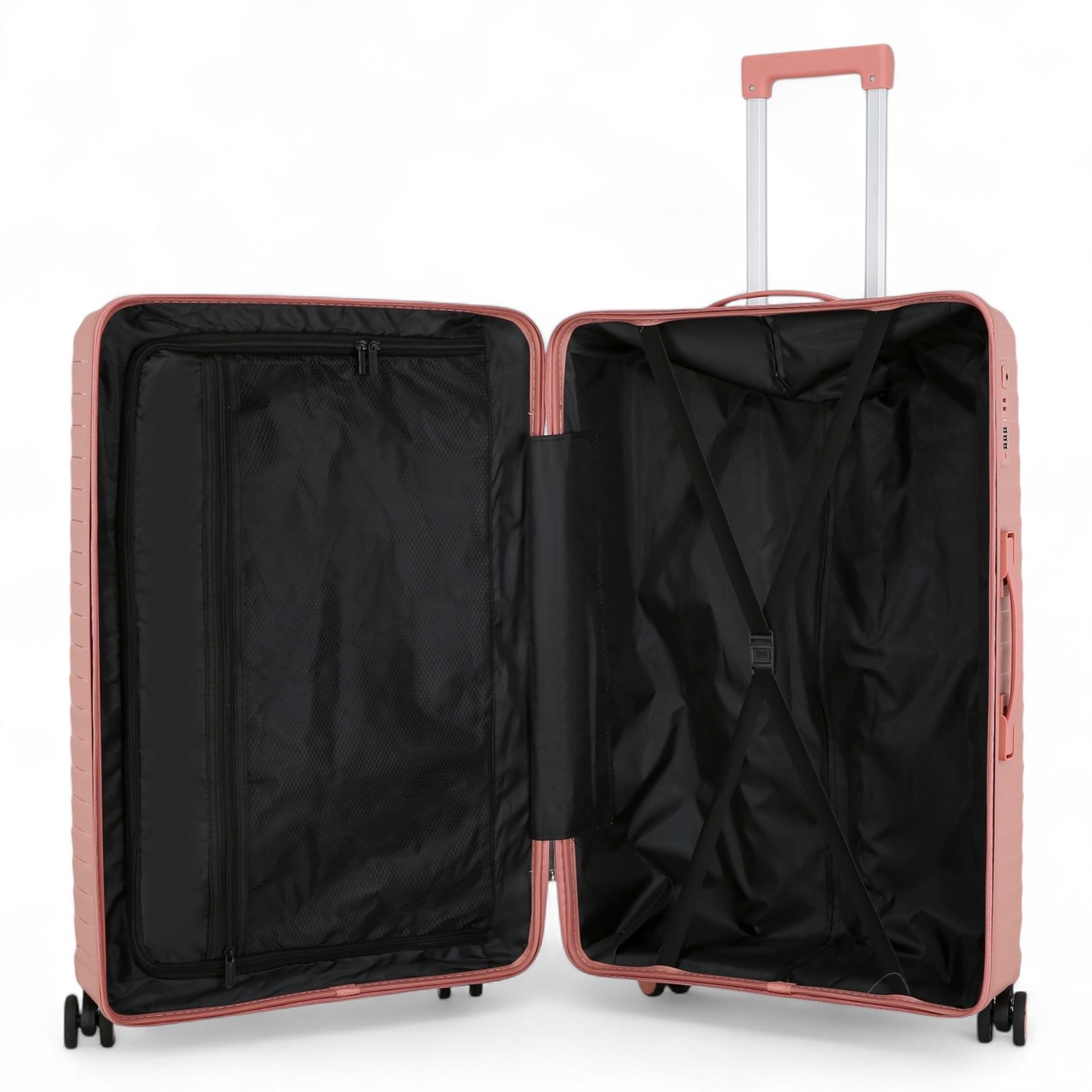 Hard Shell Suitcase Travel Set Durable Polypropylene Luggage