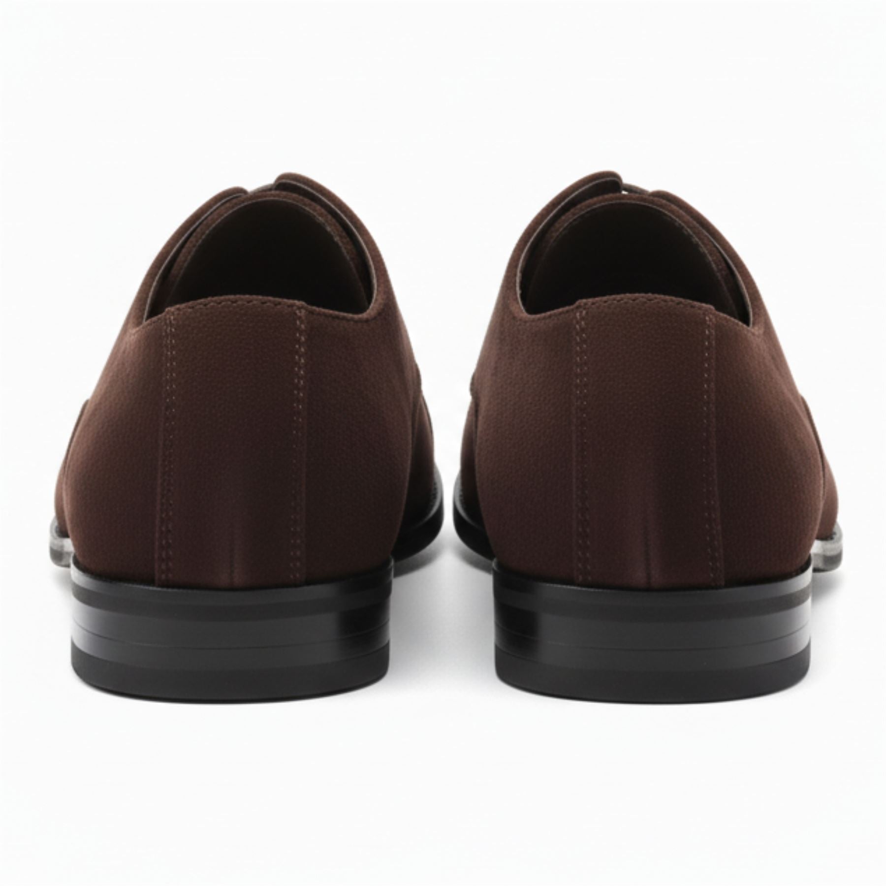 Men's Faux Suede Lace-Up Oxford Shoes