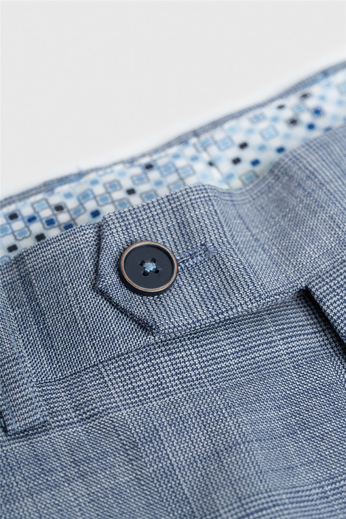 Camden - Men's Blue Check Trousers