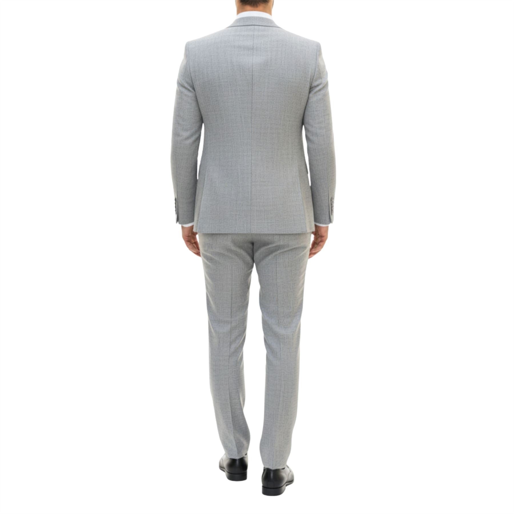 IM33 - Men's 3 Piece Grey Tailored Fit Suit