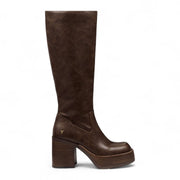 Niche - Women's Oak Brown Faux Leather Knee-High Boots