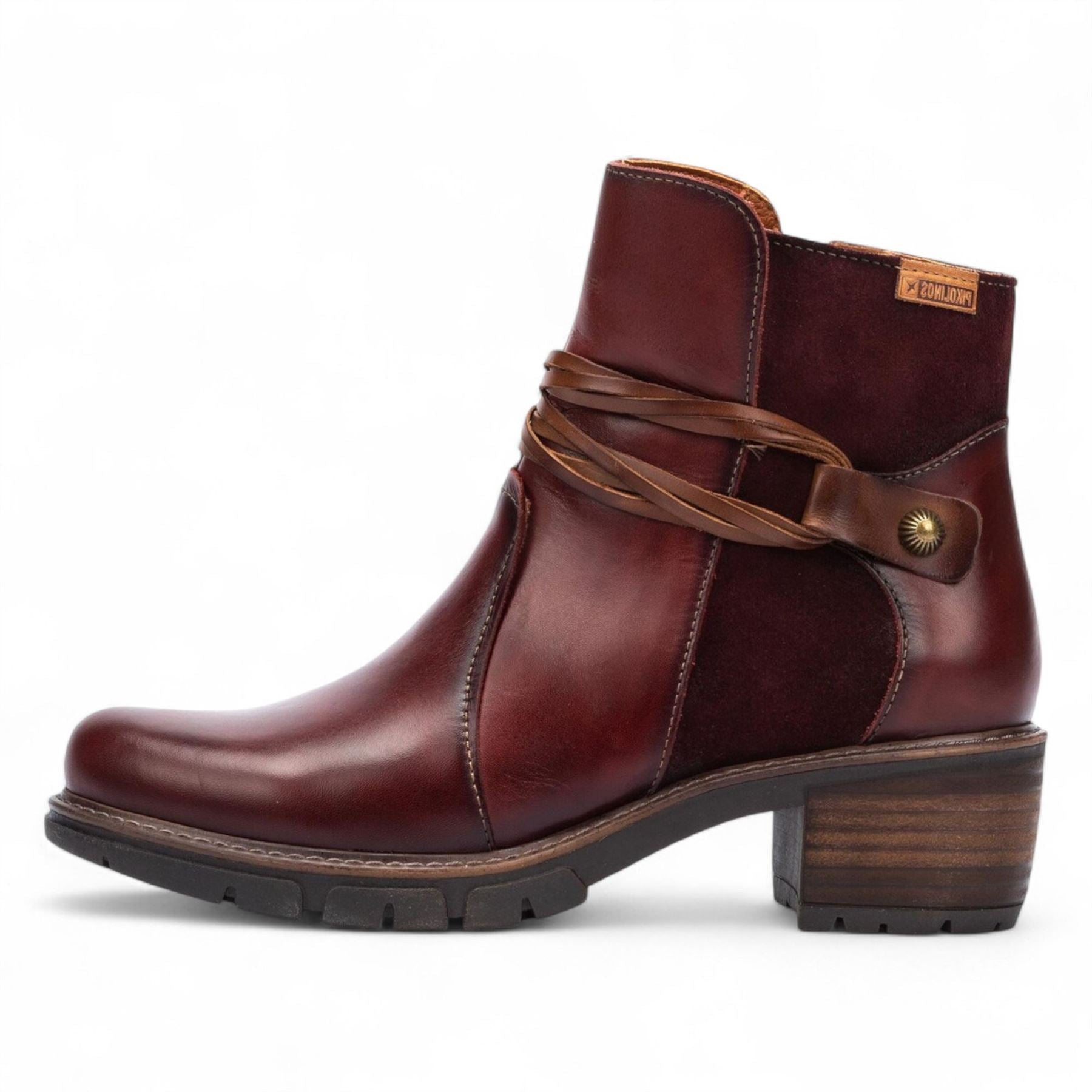 San Sebastian - Women's Arcilla Red Leather Ankle Boots