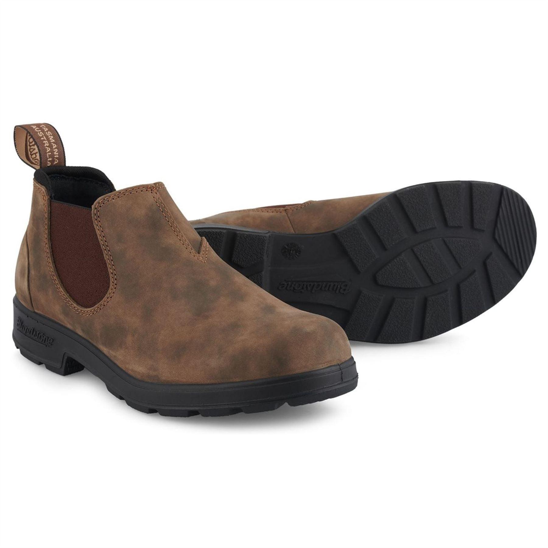 Blundstone 2036 Rustic Brown Low-Cut Leather Boots Low Classic Vintage Retro - Knighthood Store