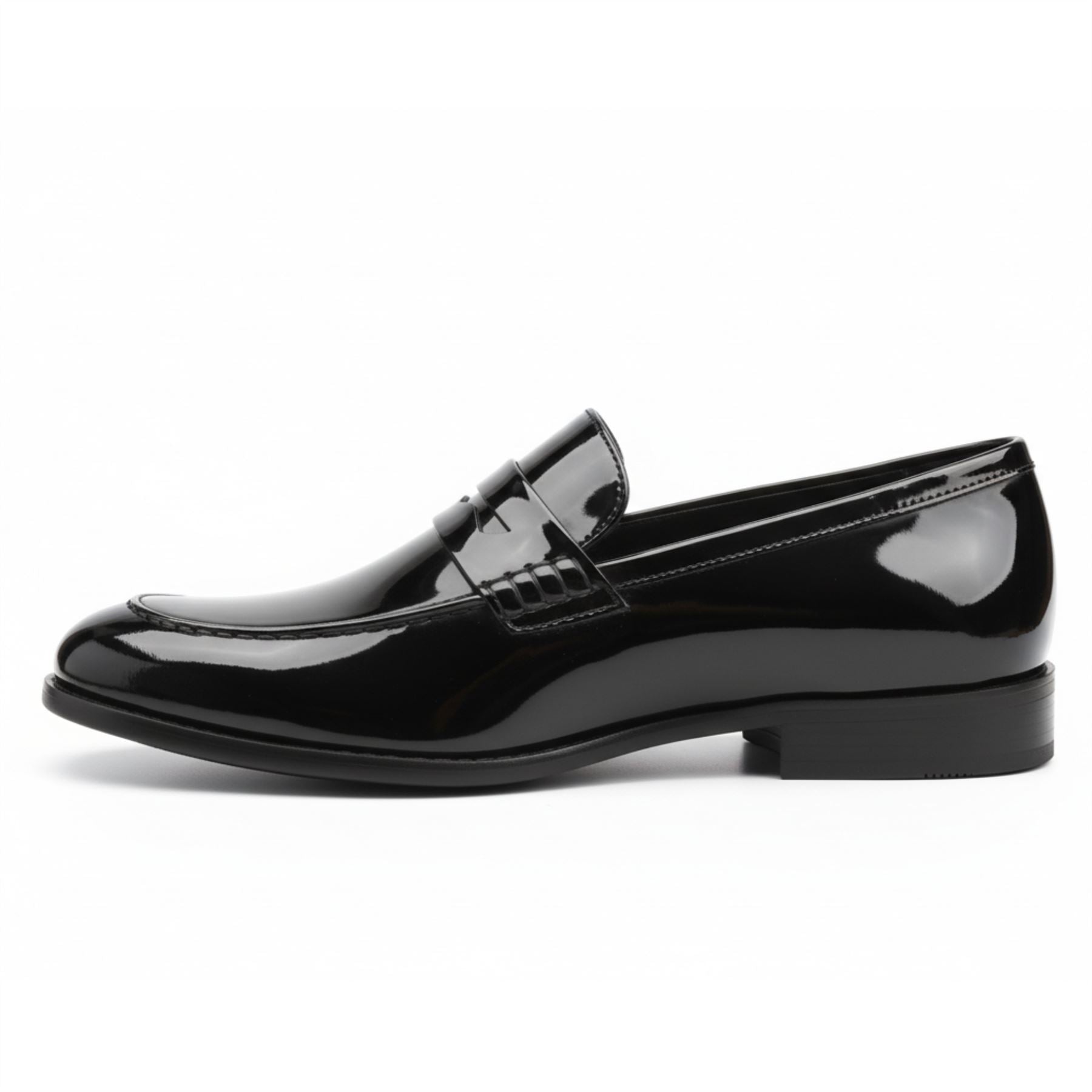 Men’s Faux Leather Slip On Penny Loafers