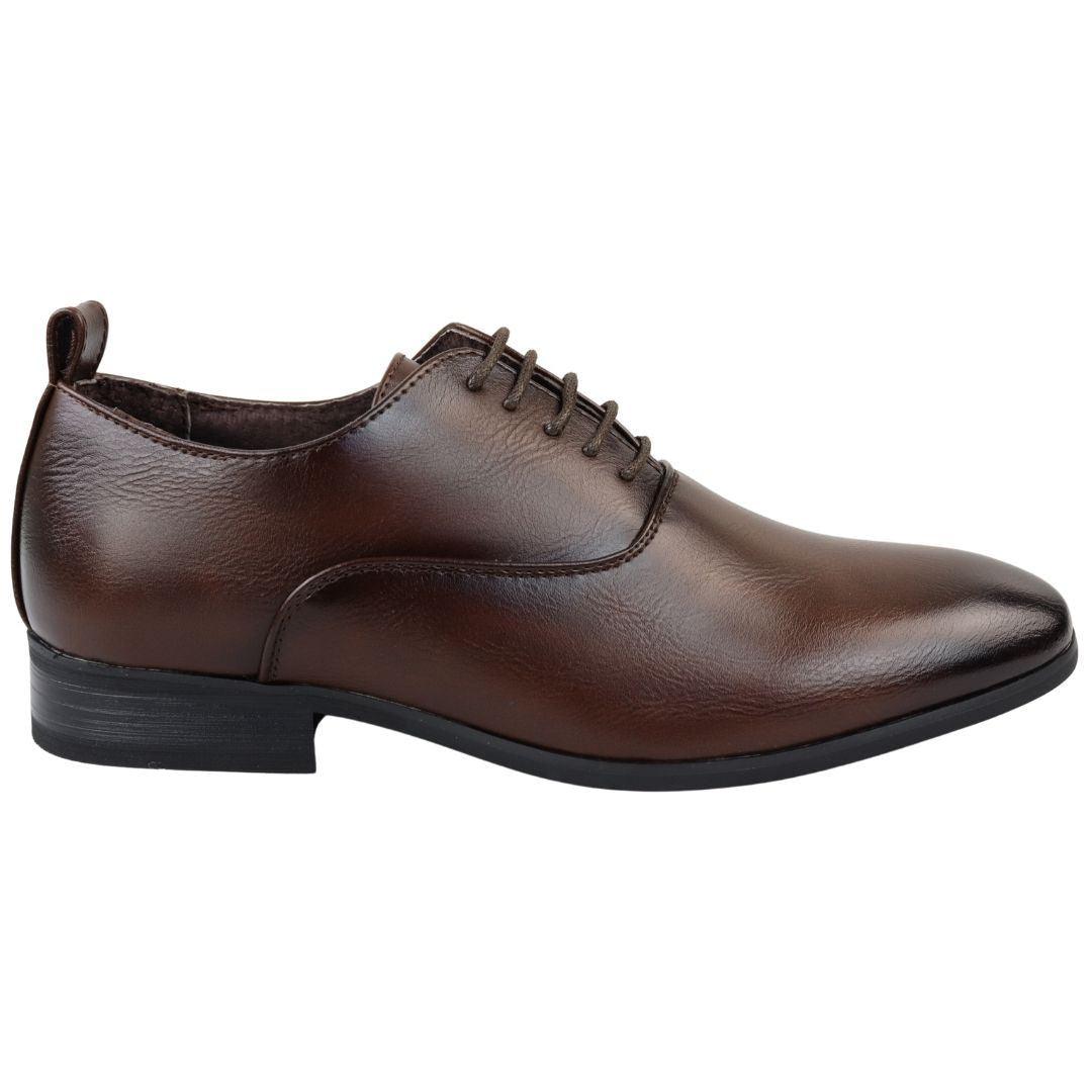 Men's Derby Shoes Oxford Dress Lace Up Shoe - Knighthood Store