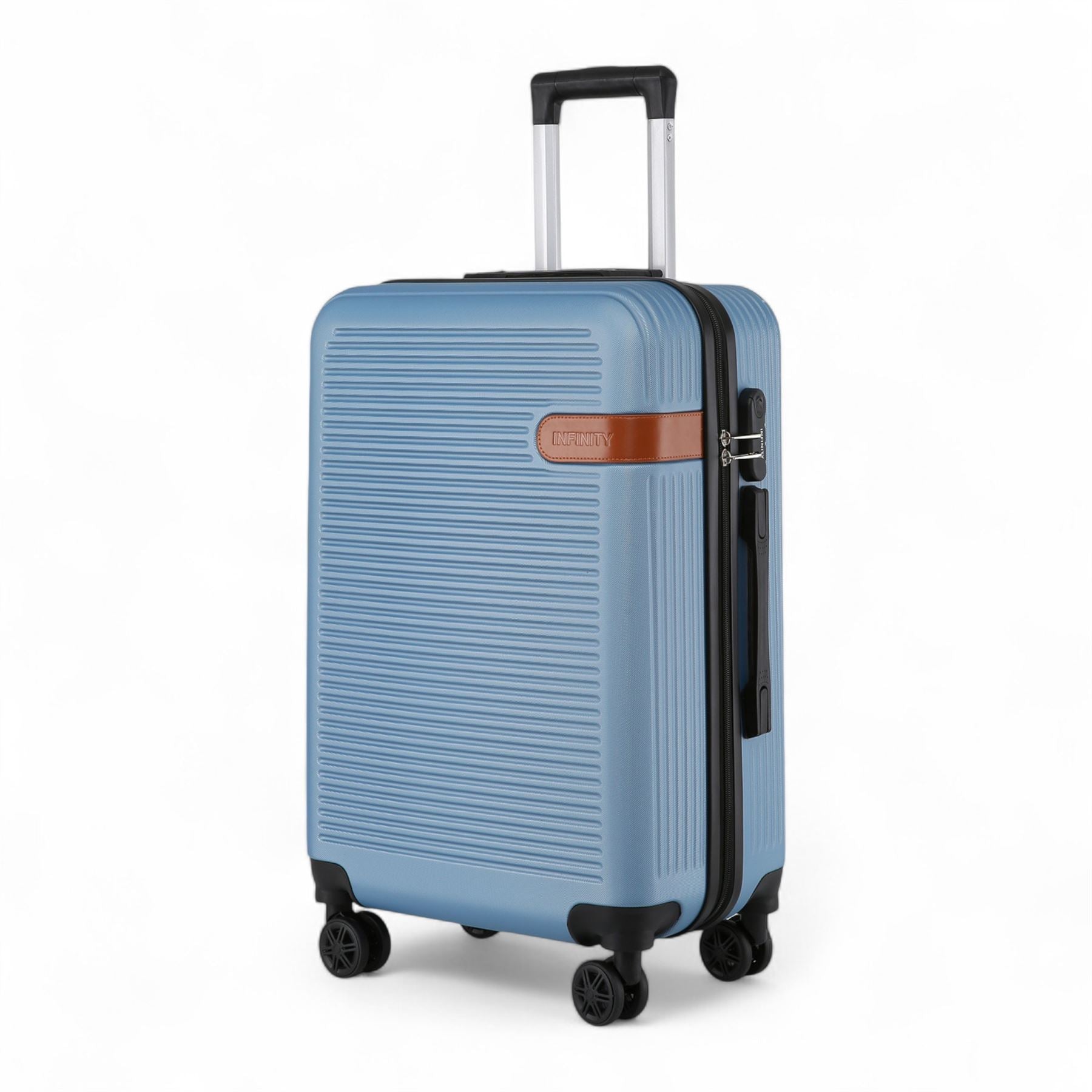 Hard Shell Classic 4-Wheel Luggage Suitcase Set