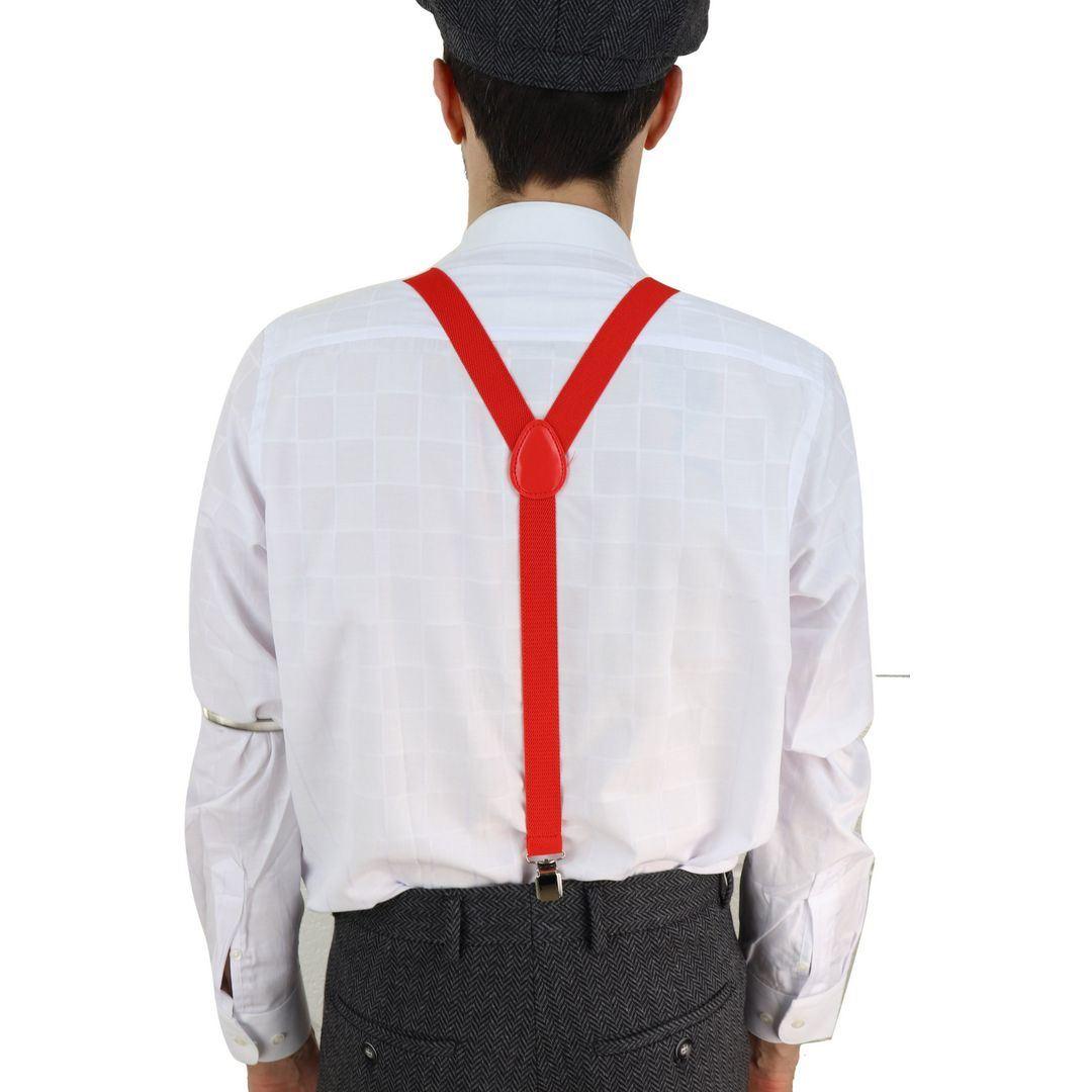 Mens Classic Vintage Retro Trouser Braces Suspenders 1920s Gatsby Blinders - Knighthood Store