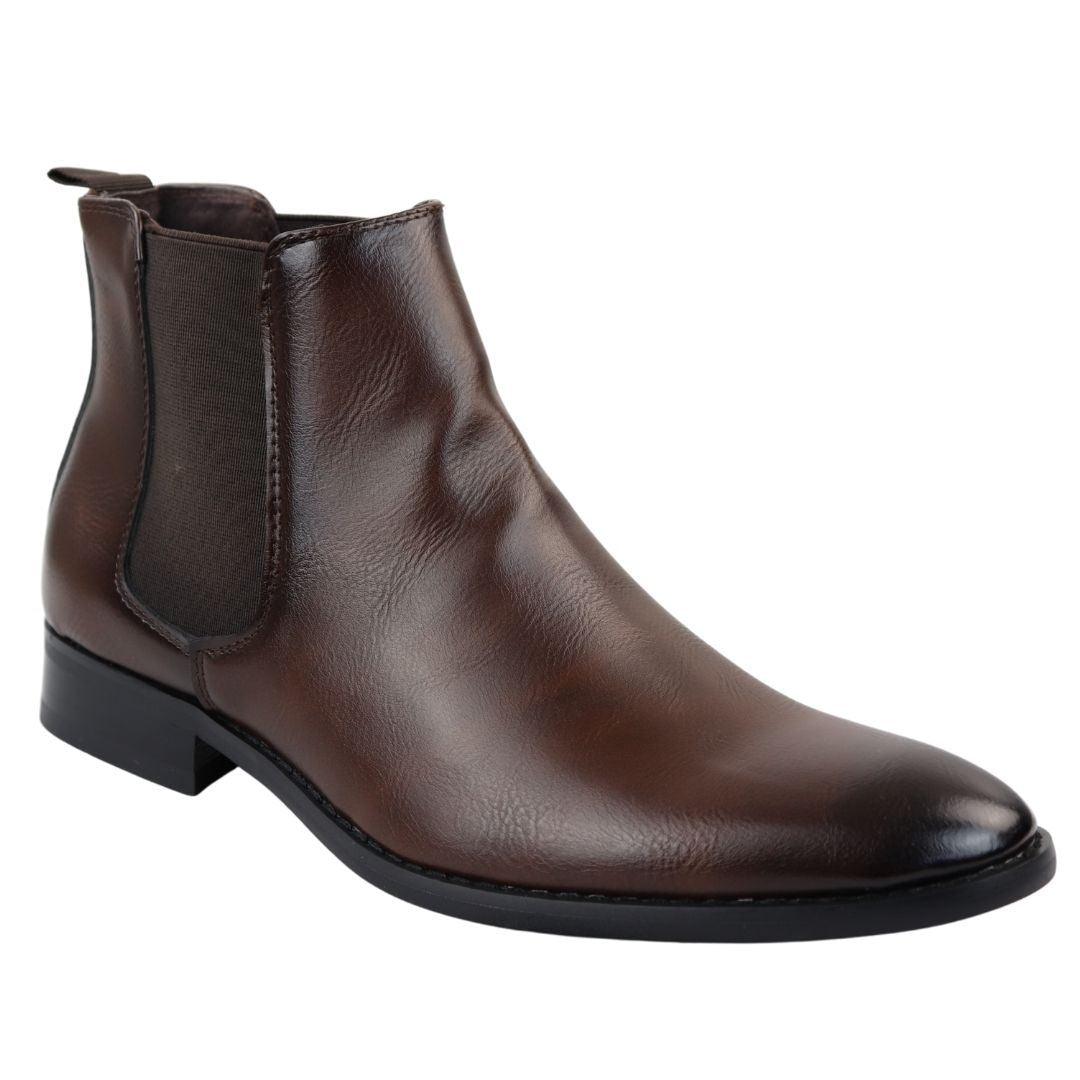 Men's Chelsea Slip On Ankle Boots - Knighthood Store