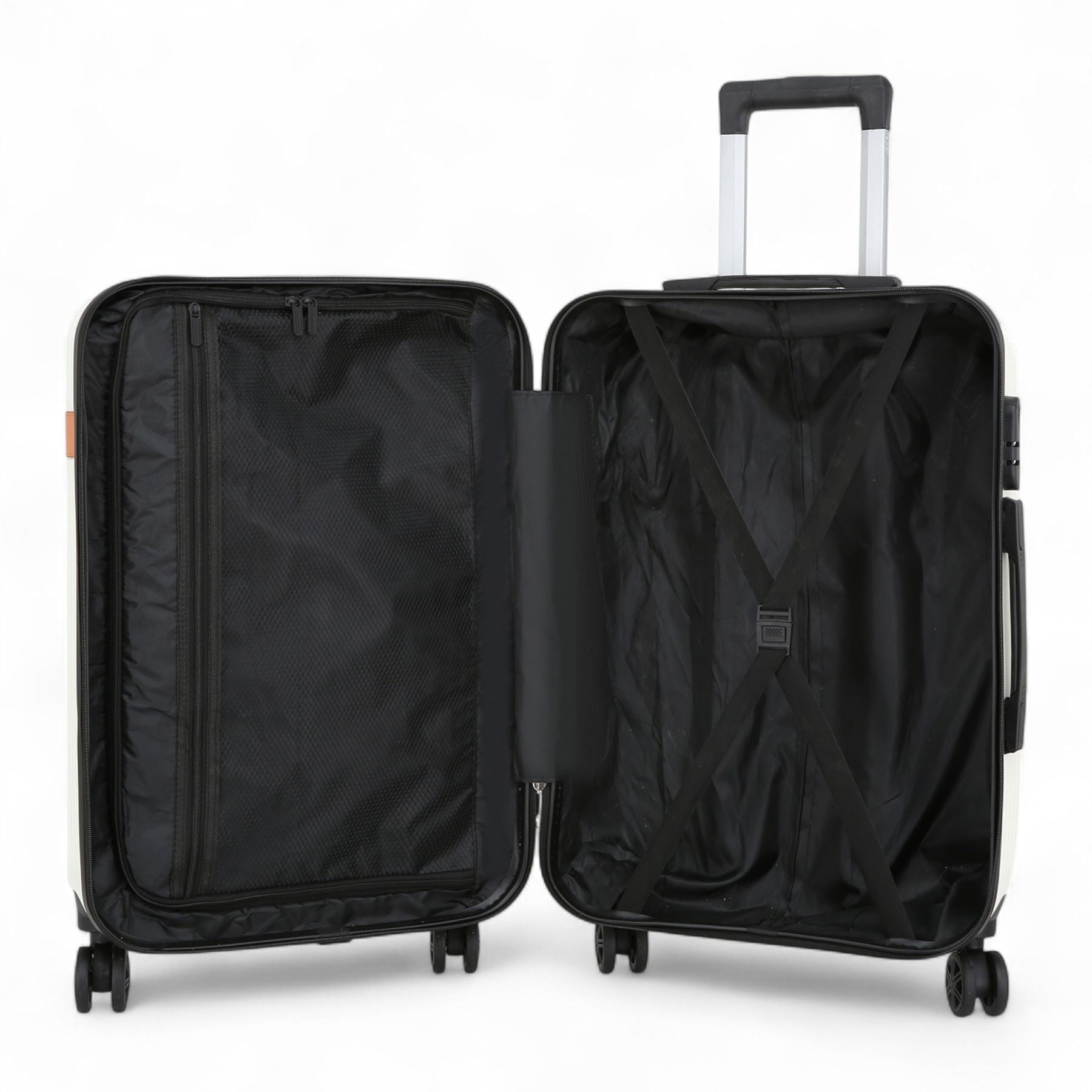 Hard Shell Classic 4-Wheel Luggage Suitcase Set
