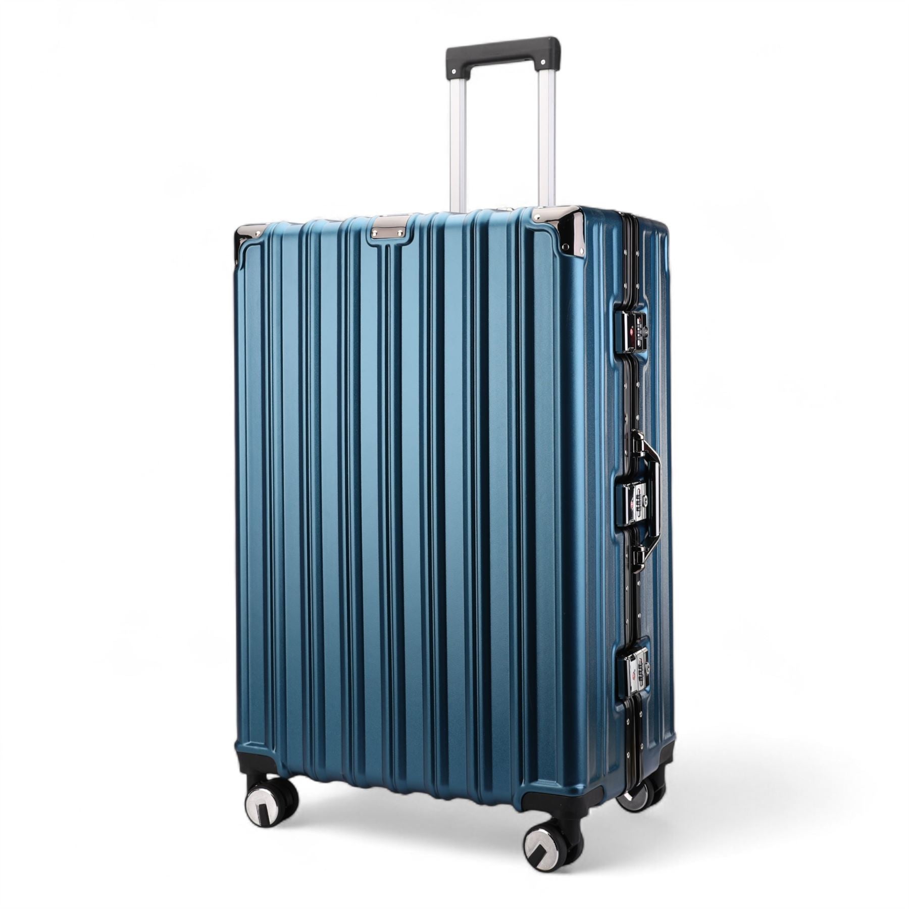 Robust Hard Shell Luggage 8 Wheel Suitcase Set