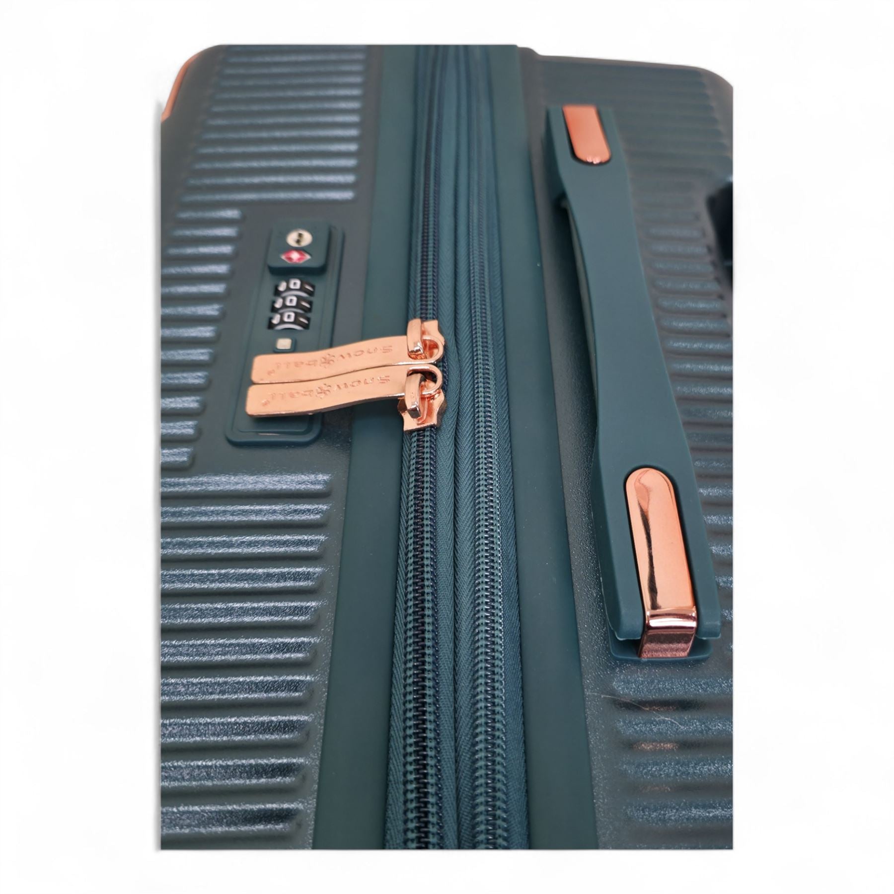 Hard Shell Luggage 8 Spinner Wheels Travel Suitcase