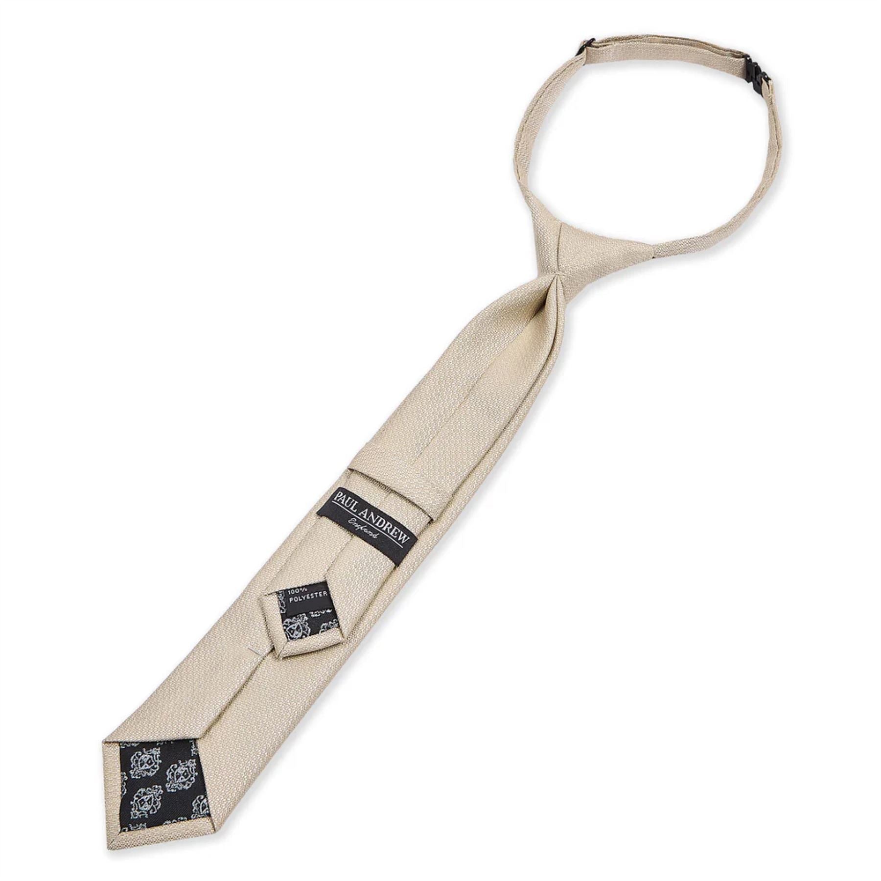 Boys Textured Necktie Satin Silk Tie