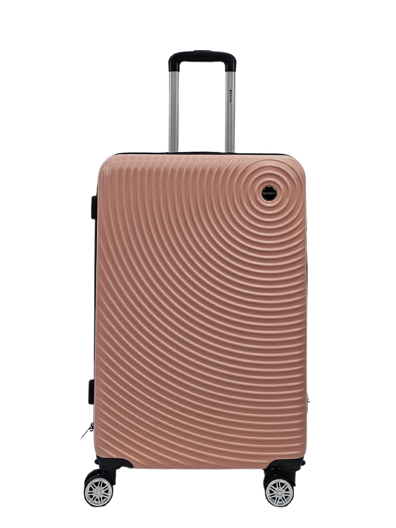 Hard Case Shell Pattern Suitcase Carry On Cabin Check In Small Medium Large Combination Lock 3 Set