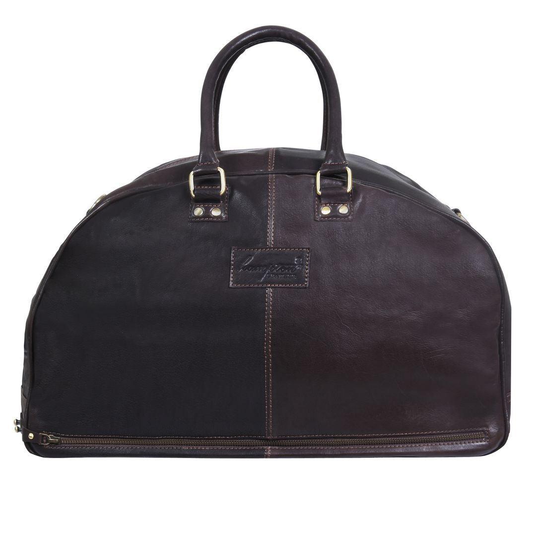 Mens Hand Made Real Leather Overnight Travel Gym Weekend Bag Duffle Carry On - Knighthood Store