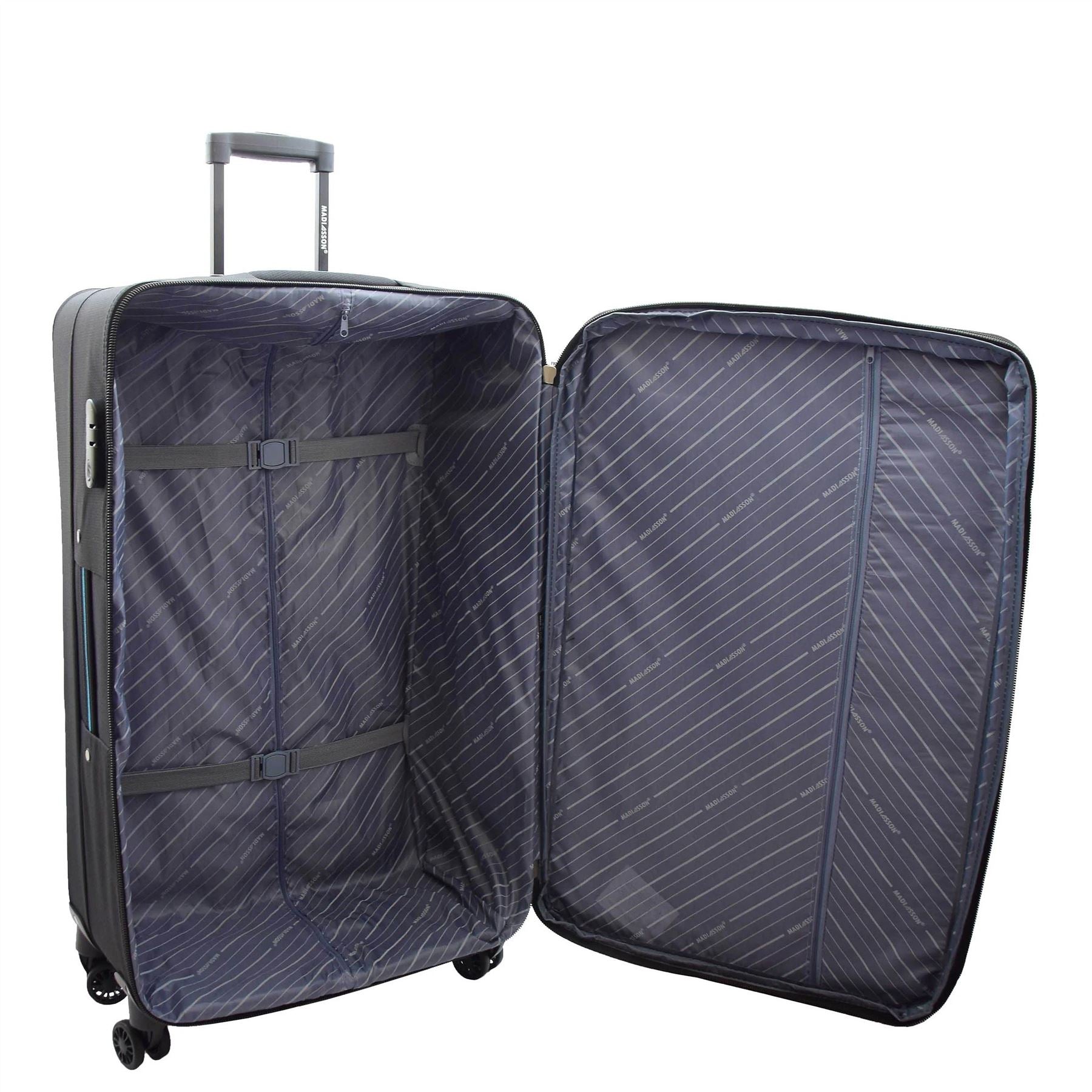 Lightweight Suitcase 4 Spinner Wheels Expandable Luggage
