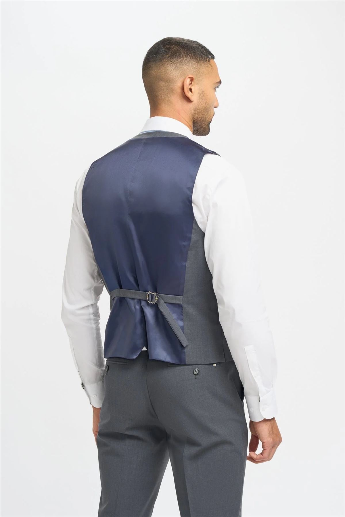 Men's Waistcoat Charcoal Tailored Fit Vest